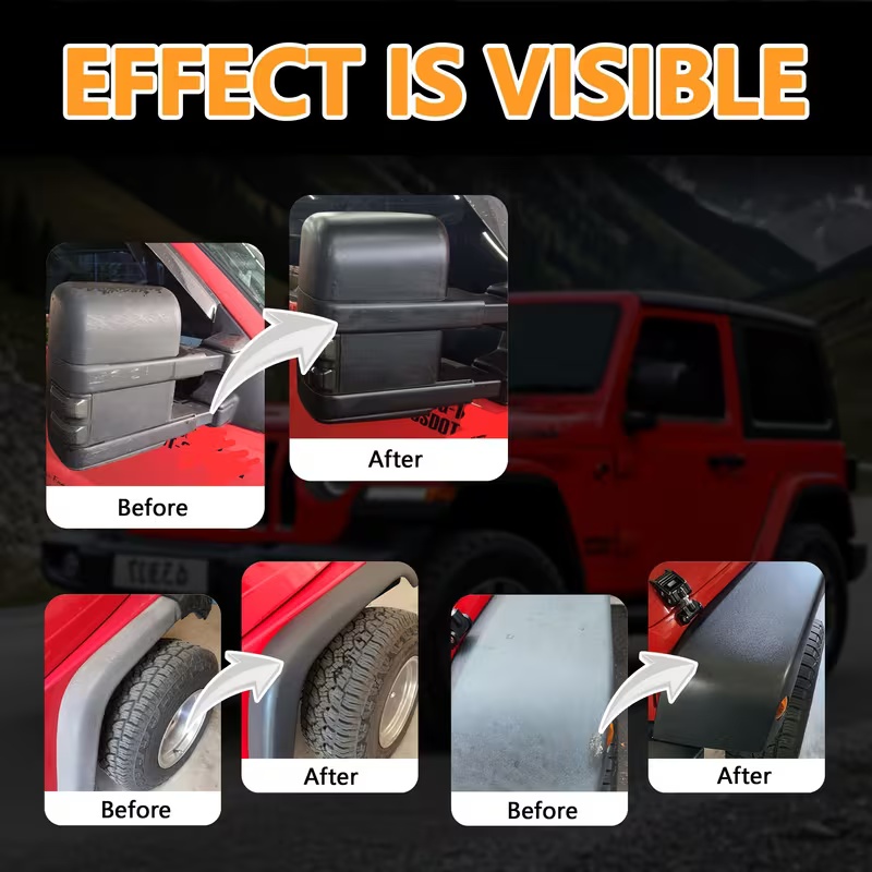 120ml Car Plastic Restorer Spr - Trim Restorer Plastic บทวิจารณ์และราคา