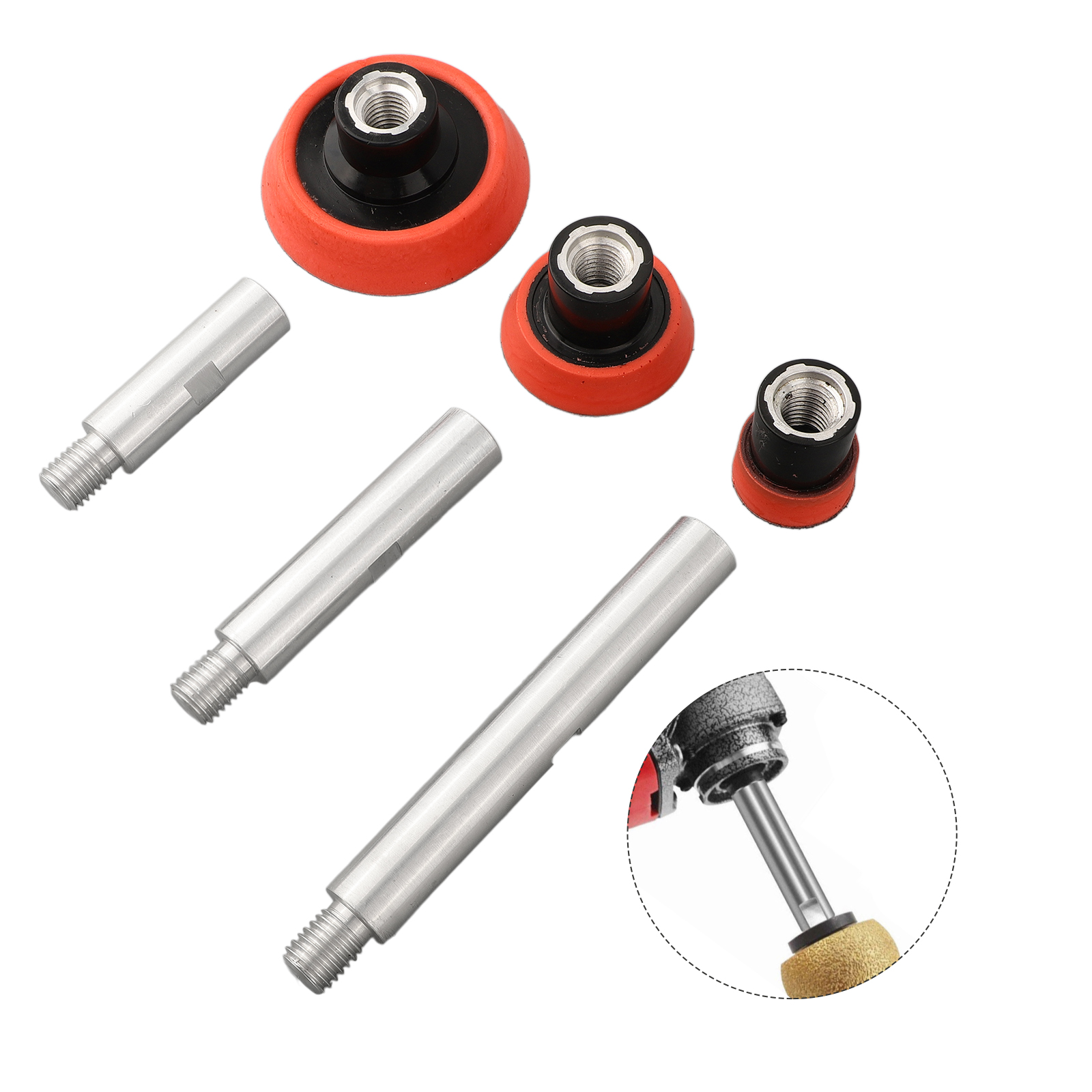 M14 Thread Polisher Extension  - Polish Pad Set Buffer บทวิจารณ์และราคา
