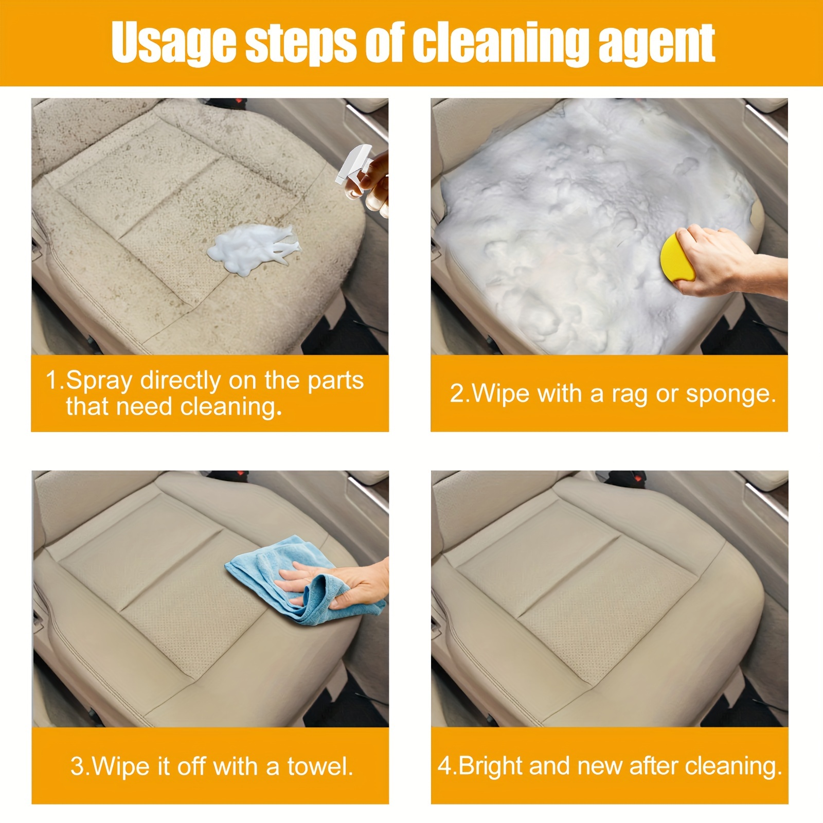 Multifunctional Foam Cleaner C - Leather Cleaner Interior บทวิจารณ์และราคา