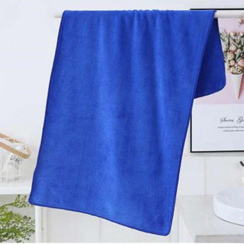 2PCS Royal Blue Soft Non-Scrat - Microfiber Towel Detailing บทวิจารณ์และราคา