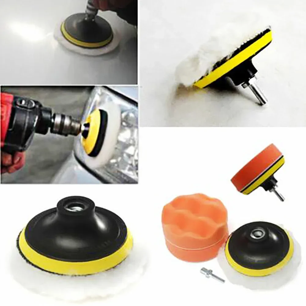 6Pcs Foam Pad Buffer Kit Polis - Polish Pad Set Buffer บทวิจารณ์และราคา