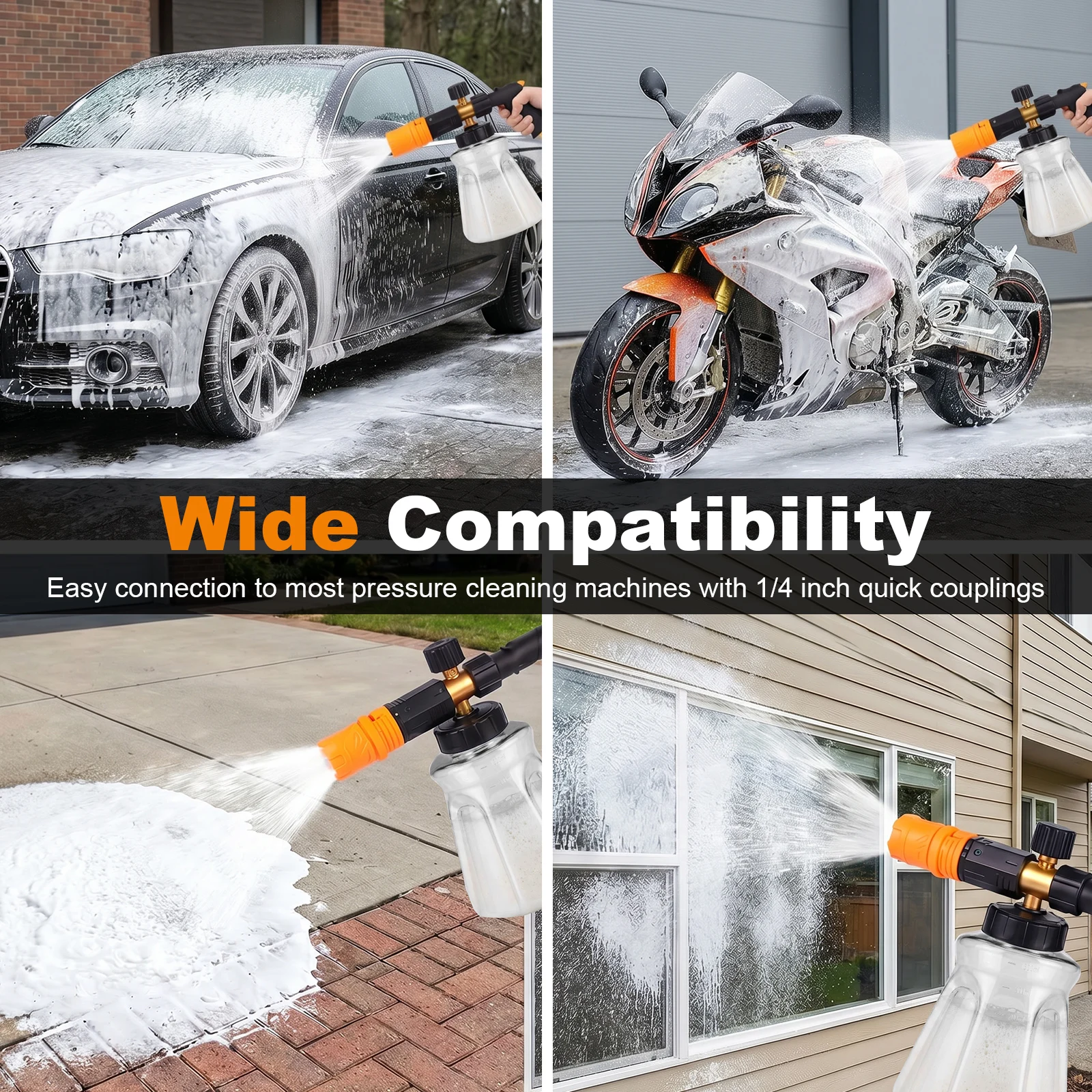 Foam Cannon for Pressure Washe - Foam Cannon Car Wash บทวิจารณ์และราคา
