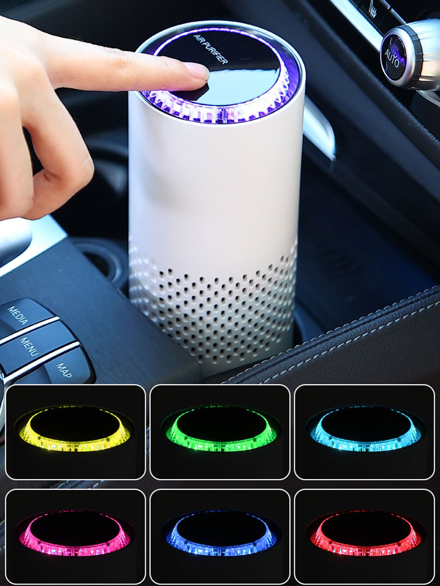 USB Air Purifier HEPA Filter N - Odor Eliminator Car บทวิจารณ์และราคา