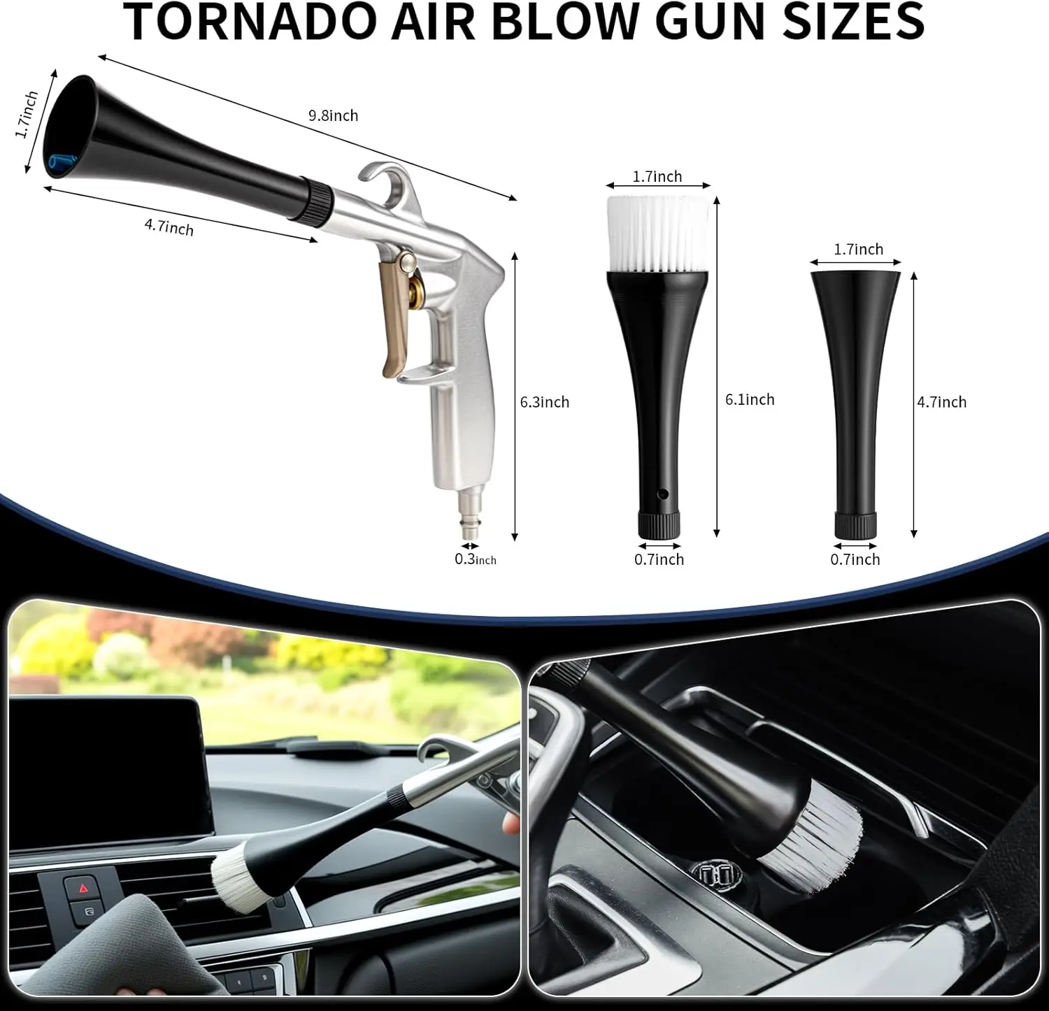 High Pressure Air Blow Gun Pro - Dryer Car Blower บทวิจารณ์และราคา