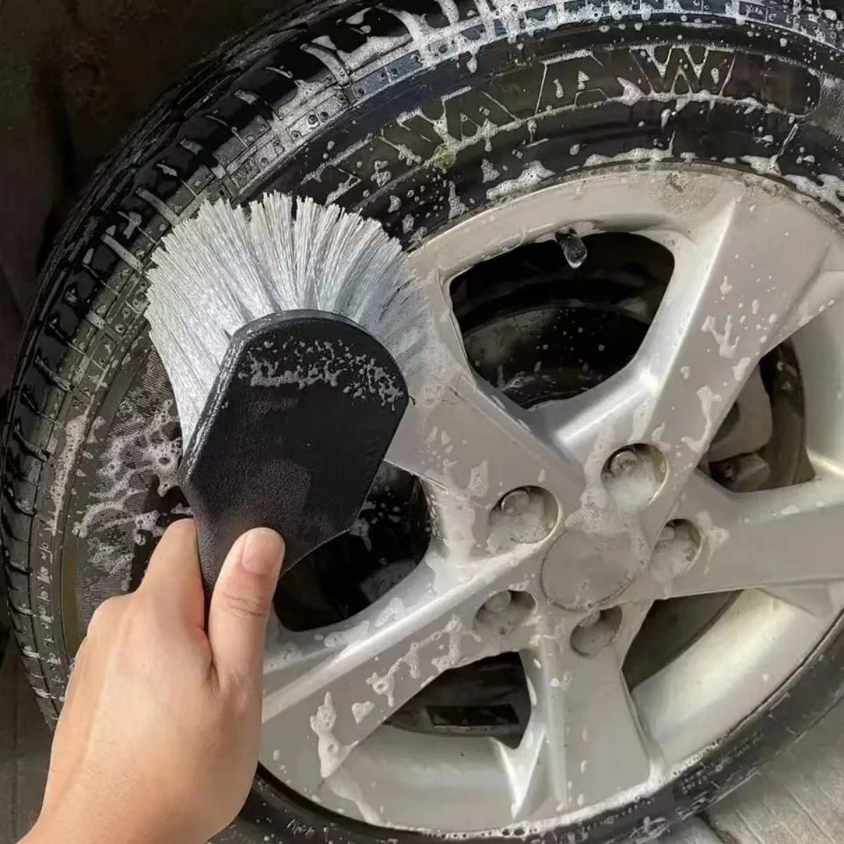 Car Wheel Cleaning Brush Detai - Car Cleaning Brush บทวิจารณ์และราคา